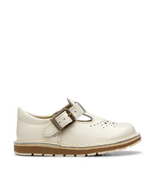 CLARKS JOYFUL SKIP WHITE G FIT